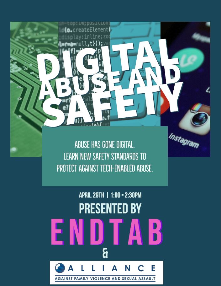 Digital Abuse & Safety Training 1 Digital Abuse Safety Flyer