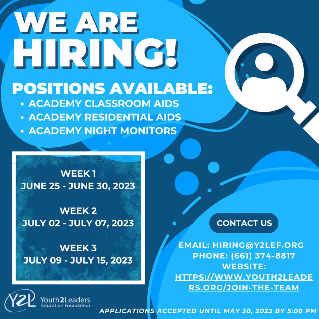Y2L Summer Job 1