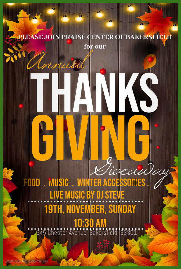 praise center of bakersfield giveaway 2 4