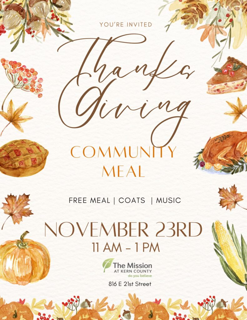 the mission thanksgiving meal 4